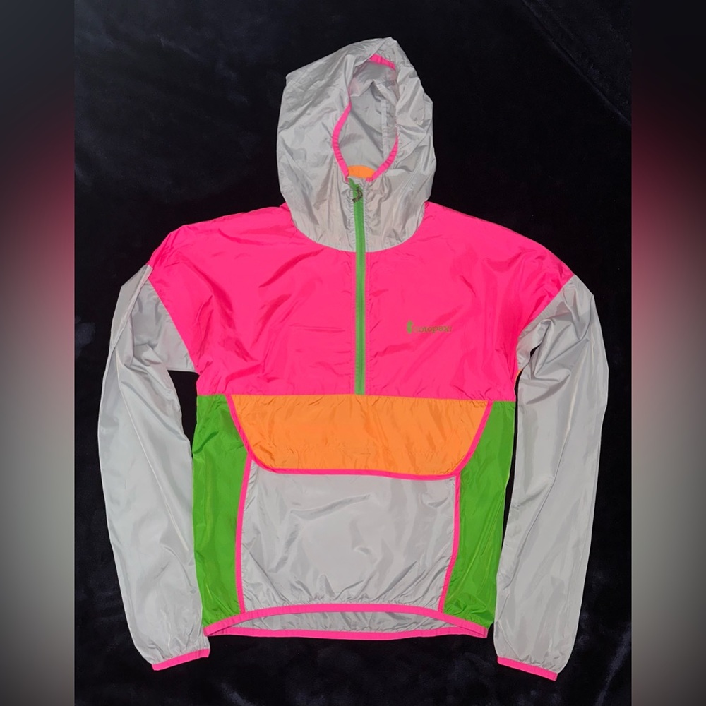 COTOPAXI Teca Technical Color Block Womens Hoodie WIndbreaker Full Zip Jacket XS